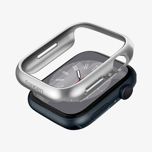 ACS05458 - Apple Watch Ultra (Apple Watch (49mm)) Case Thin Fit in black showing the front